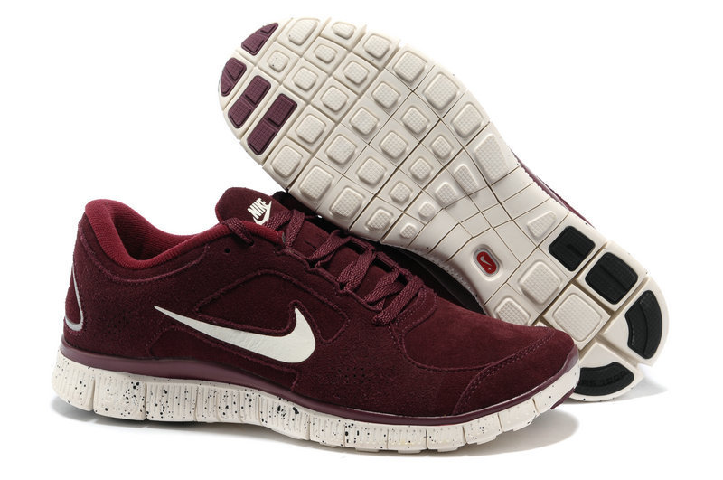 maroon and grey nike shoes